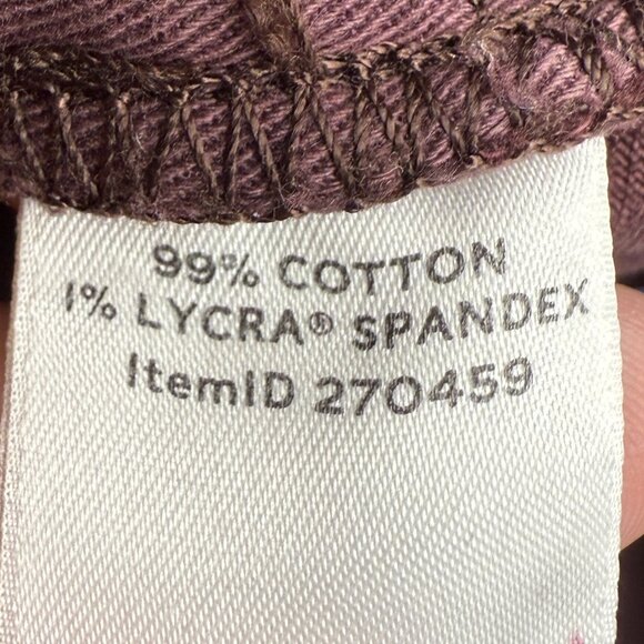EUC Women's L.L. BEAN‎ Plum Straight Leg Midrise Jeans | Size 12 - Picture 7 of 8